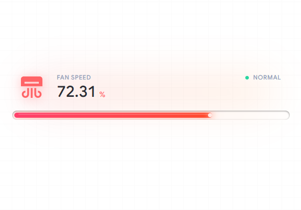 Gauge widget preview